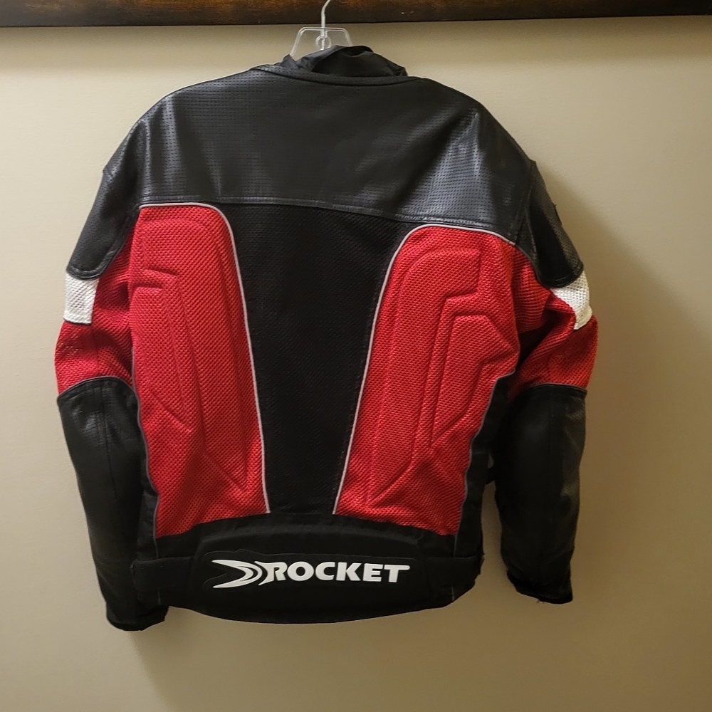 Joe Rocket Reactor Mesh/Leather Motorcycle Jacket Men's Size M